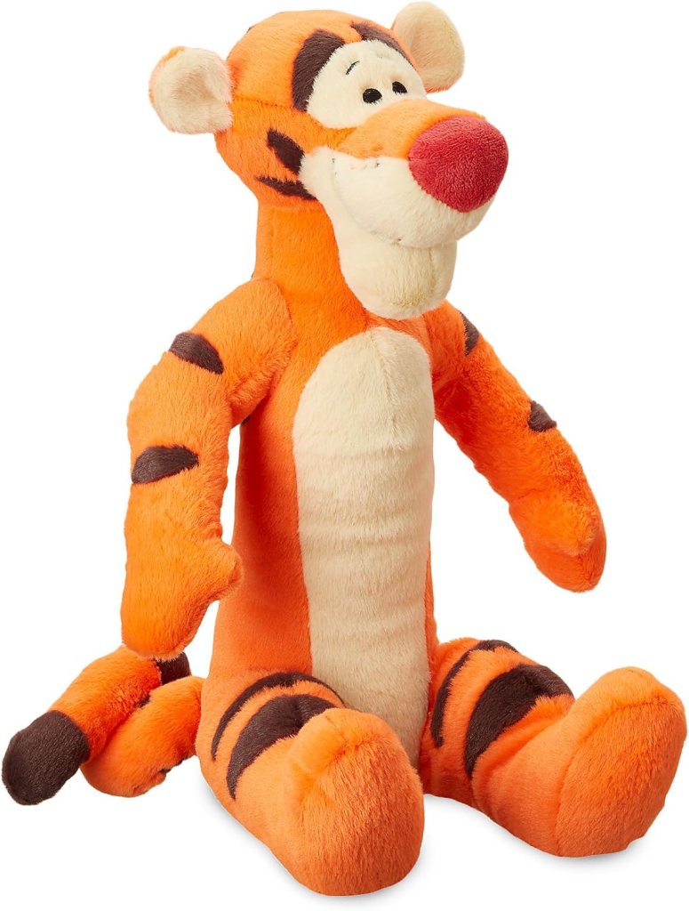 Stuffed animal tiger called Tigger from winnie the pooh.